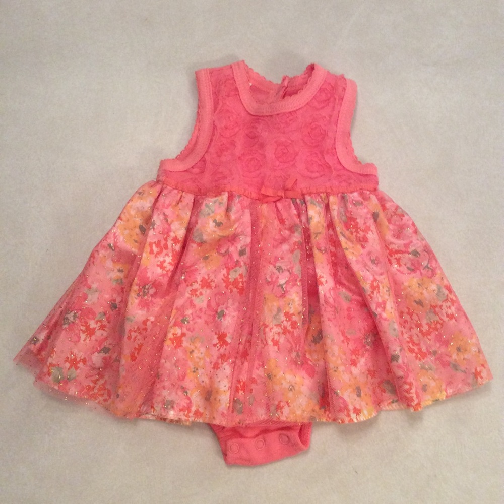 Swiggles pink onesie. Size 3-6M.